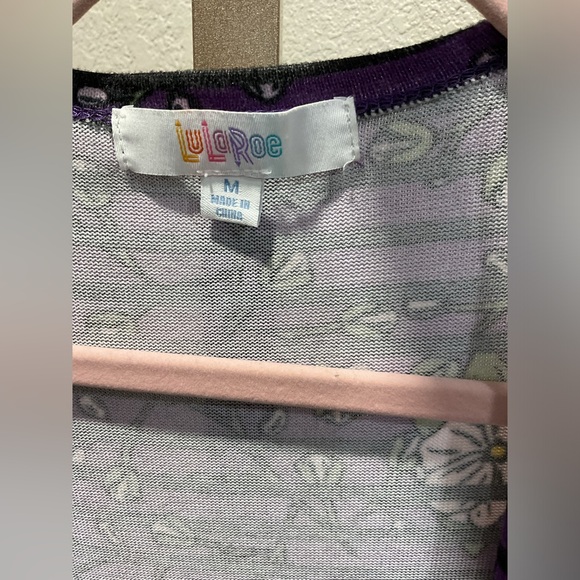 Lularoe Purple Knit Cardigan Size Medium - Picture 2 of 6